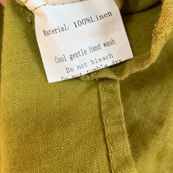 IXIMO 100% Linen A line tank summer capsule minimalist quiet luxury basic szM - Picture 3 of 8